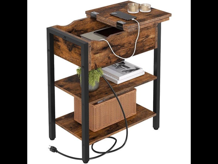 hoobro-end-table-with-charging-station-narrow-side-table-flip-top-nightstand-with-usb-ports-and-outl-1