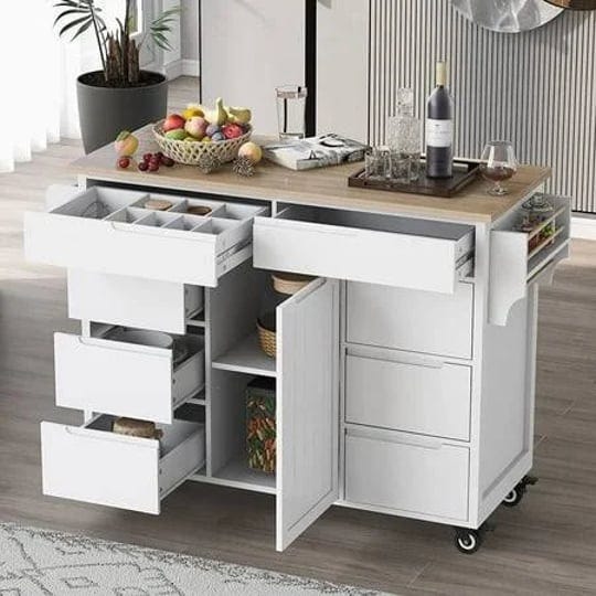 anglink-kitchen-cart-island-with-rubber-wood-countertop-movable-kitchen-island-with-8-handle-free-dr-1