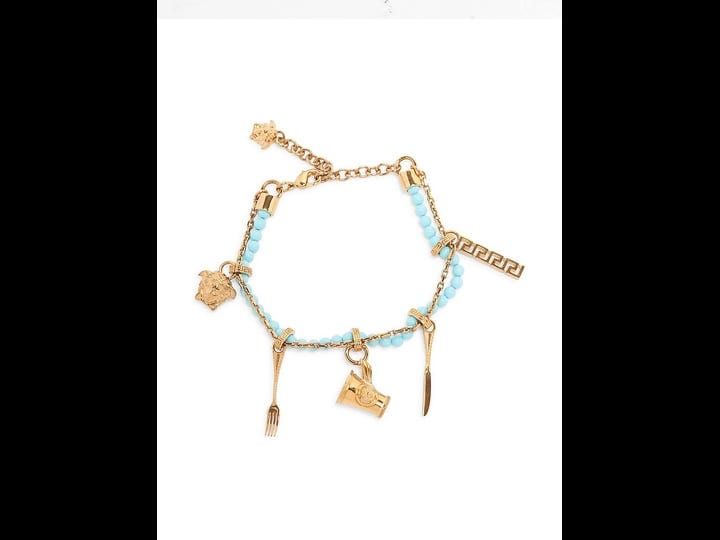 versace-cutlery-charm-beaded-bracelet-in-gold-turquoise-1