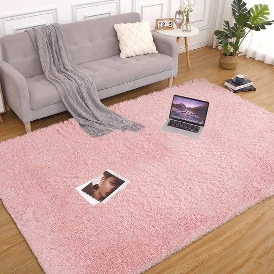 whizmax-shaggy-area-rug-super-soft-fluffy-plush-carpet-8-x-10-rectangular-pale-pink-1