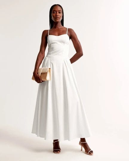 womens-dipped-waist-sweetheart-maxi-dress-in-white-size-s-abercrombie-fitch-1