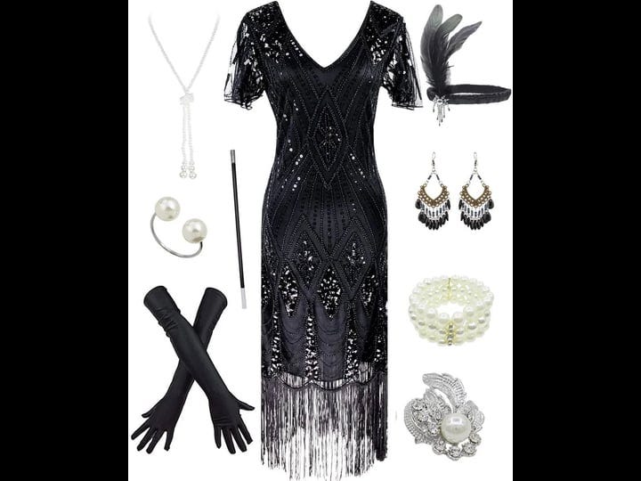 fancy-clothing-womens-1920s-gatsby-inspired-sequin-beads-long-fringe-black-size-medium-1