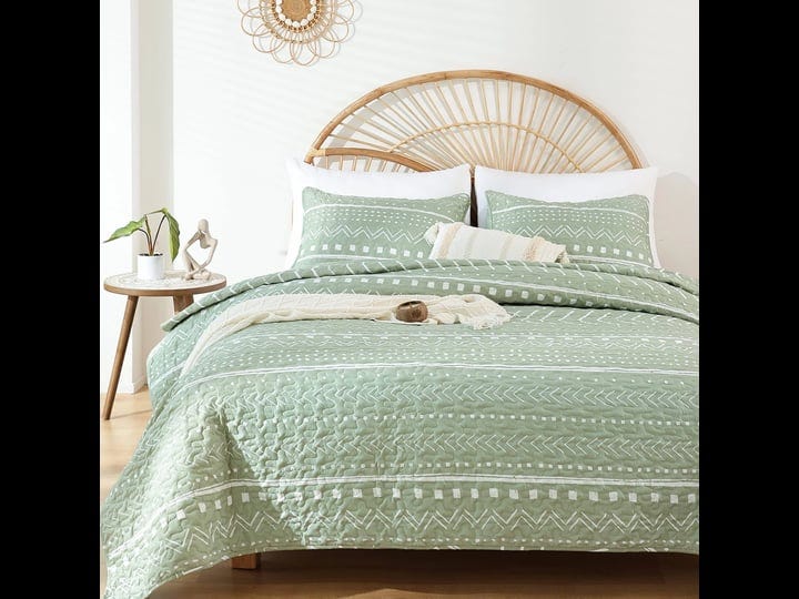 janzaa-quilt-set-boho-quilt-set-sage-green-bedspreads-queen-size3-pcs-soft-reversible-coverlet-with--1
