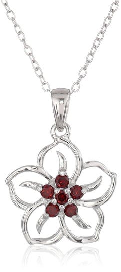 sterling-silver-genuine-garnet-flower-pendant-necklace-19