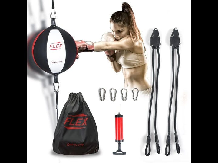 ohmy-fit-flex-double-end-punching-bag-easily-adjust-tension-and-height-of-cords-with-special-flex-ad-1