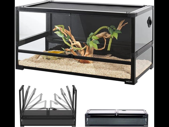 repti-zoo-50-gallon-tempered-glass-reptile-large-terrarium-tank-with-black-pvc-back-panel-reptile-te-1