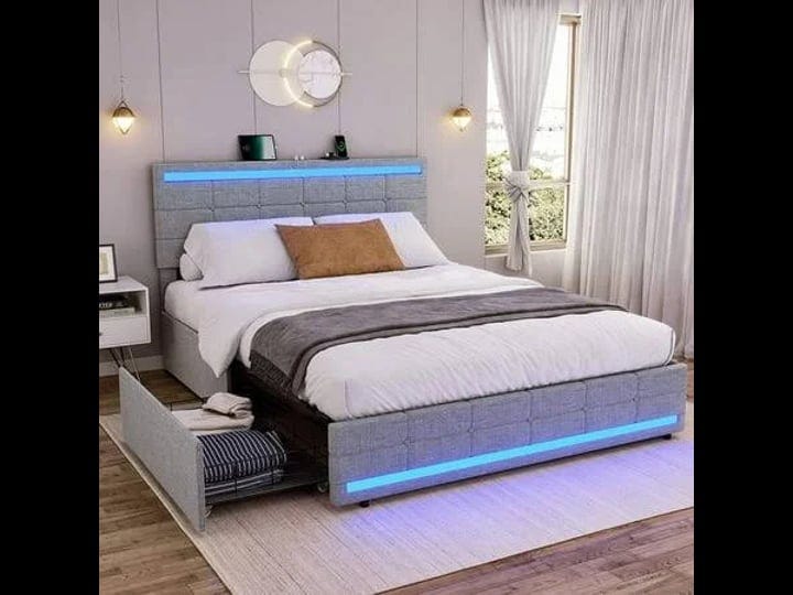 tiptiper-led-bed-frame-full-size-with-2-usb-ports-full-platform-bed-frame-with-led-headboard-and-foo-1