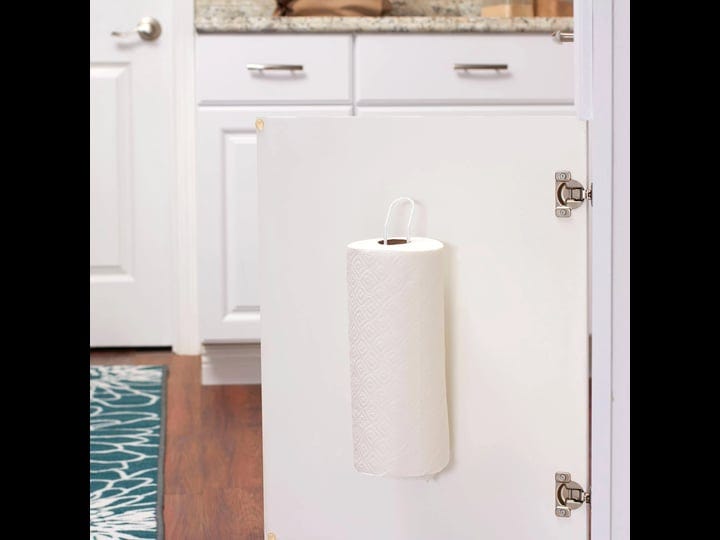 household-essentials-white-paper-towel-holder-1