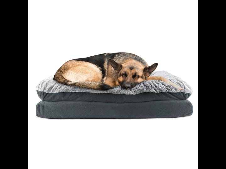 canine-creations-orthopedic-pillow-topper-dog-bed-charcoal-large-1