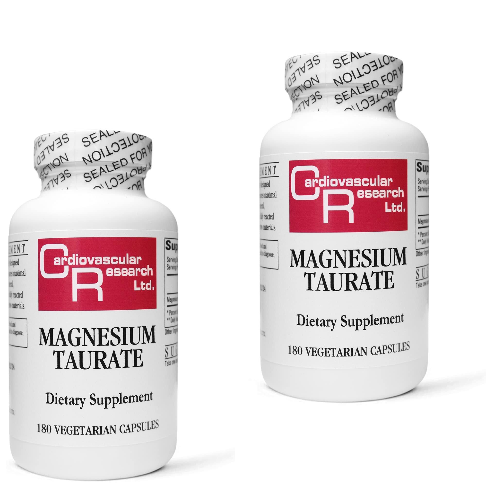 Cardiovascular Research Magnesium Taurate Capsules (360 Count, Pack of 2) | Image