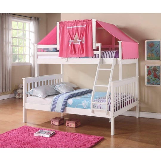 donco-trading-bunk-bed-pink-tent-kit-white-1
