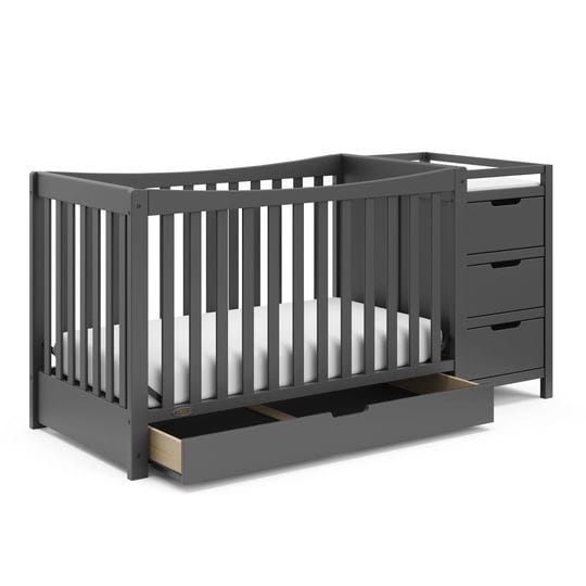 graco-remi-4-in-1-convertible-crib-and-changer-gray-1