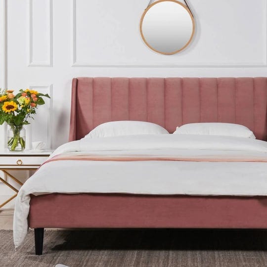 helaina-upholstered-wingback-bed-color-ash-rose-velvet-size-queen-1