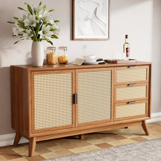 bme-rattan-pre-assembled-buffet-sideboard-with-3-drawers-2-doors-58-accent-console-table-living-room-1