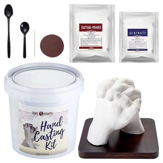 hand-casting-kit-for-couples-diy-plaster-statue-molding-kit-wooden-mahogany-base-diy-hand-mold-kit-a-1