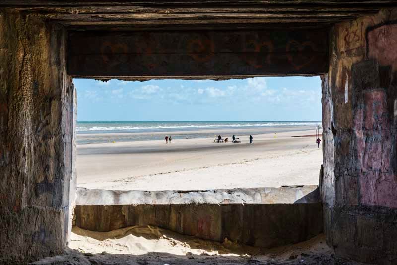 historical perspective across the beach