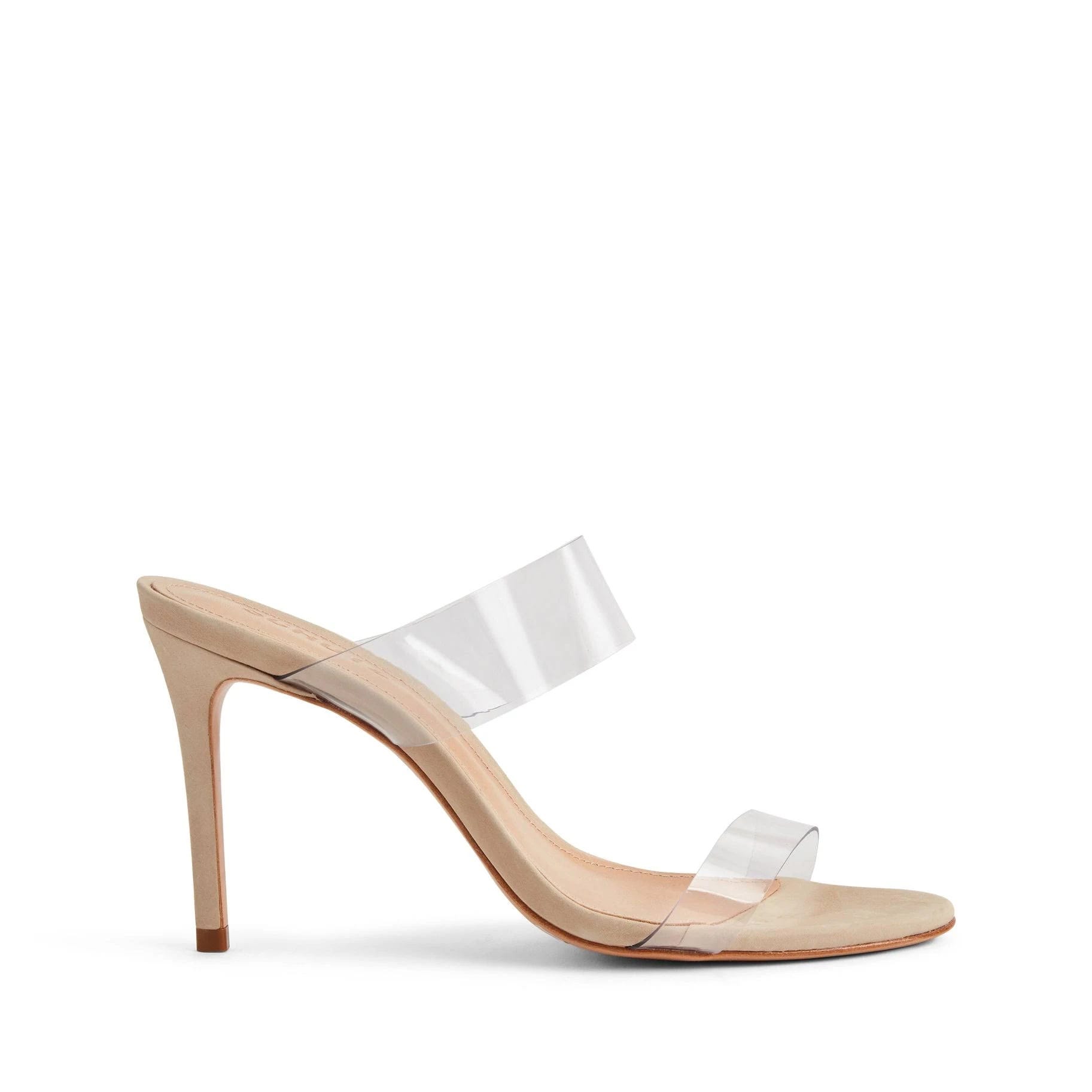 Elegant Transparent High Heel Dress Sandals | Image