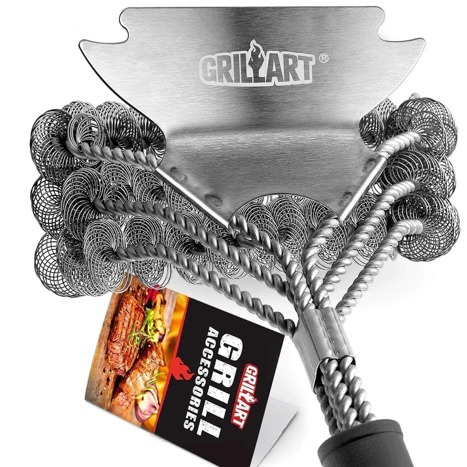 GRILLART Safe BBQ Cleaning Grill Brush and Scraper | Image