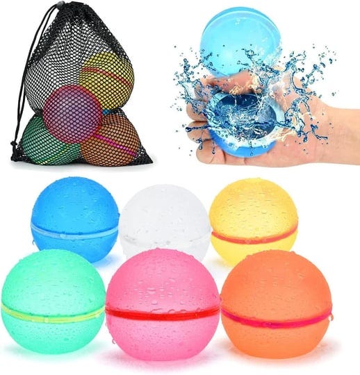 98k-reusable-water-balloons-6pcs-with-mesh-bag-self-sealing-silicone-ball-latex-free-no-clean-hassle-1