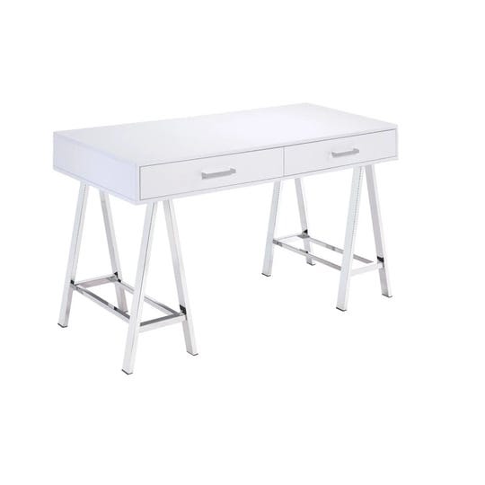acme-furniture-coleen-white-high-gloss-chrome-built-in-usb-port-writing-desk-1