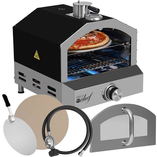 deco-chef-2-in-1-propane-gas-pizza-oven-grill-portable-with-pizza-stone-peel-black-1