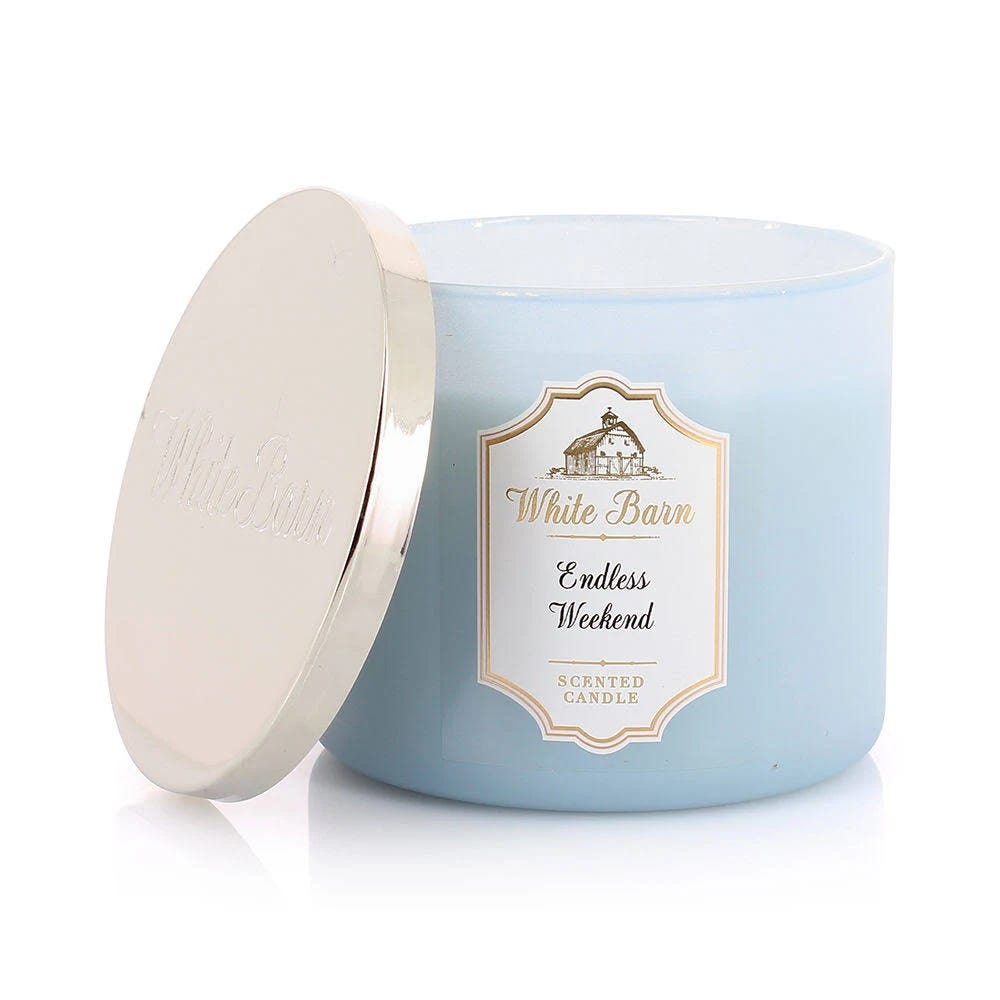 Bath and Body Works White Barn Endless Weekend 3 Wick Scented Candle | Image
