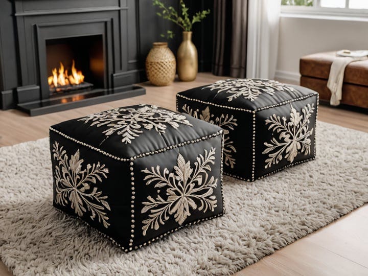 Black-Square-Ottomans-Poufs-2