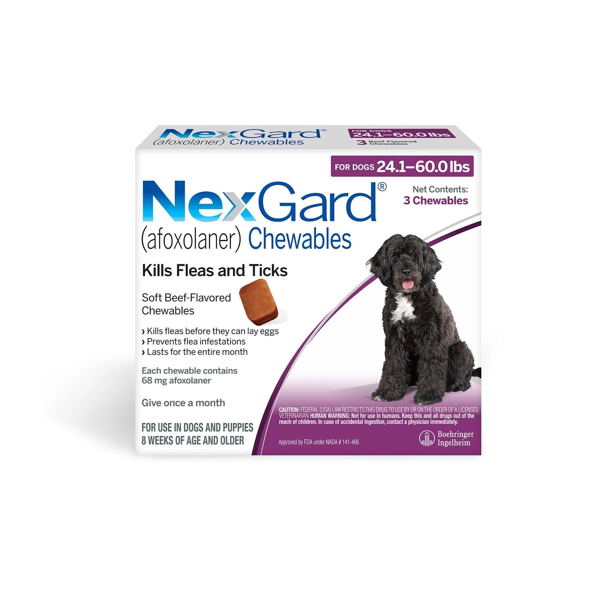 NexGard Tablets for Dogs: Monthly Flea and Tick Prevention | Image