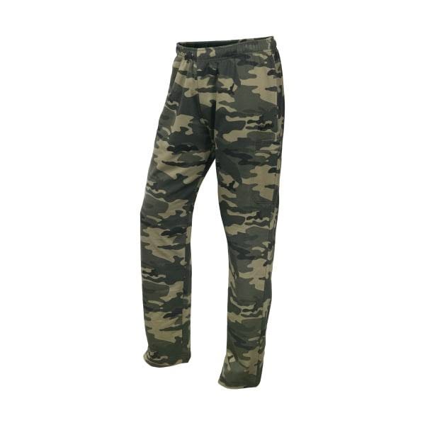 Brushed Cotton Cargo Sweatpants with Side Pockets | Image