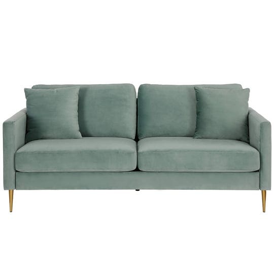 cosmoliving-by-cosmopolitan-highland-sofa-with-pillows-green-1