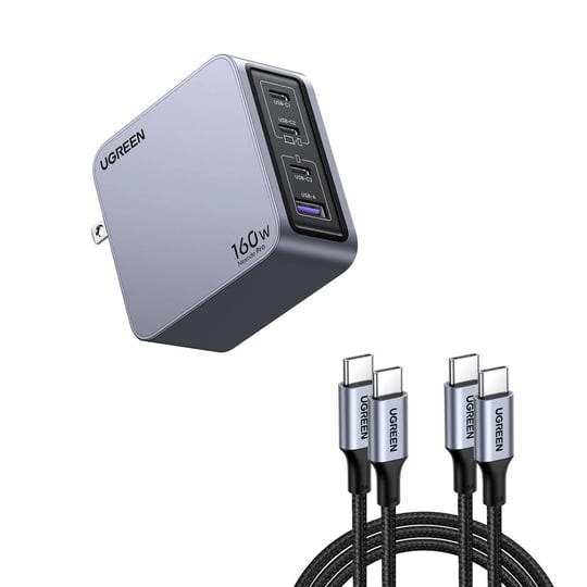 nexode-pro-160w-4-port-gan-fast-charger-nexode-pro-160w-100w-usb-c-cable-2-pack3-3ft-1