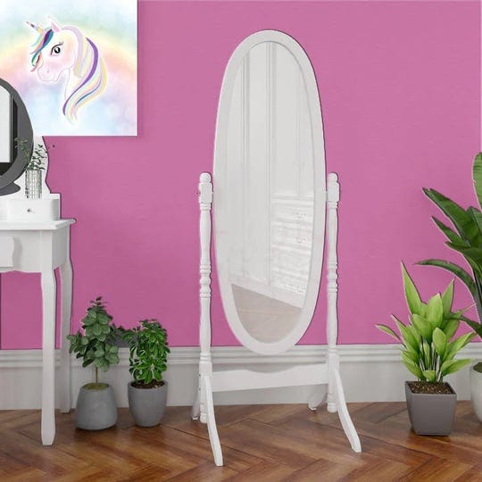 white-wooden-adjustable-full-length-free-standing-dressing-mirror-1