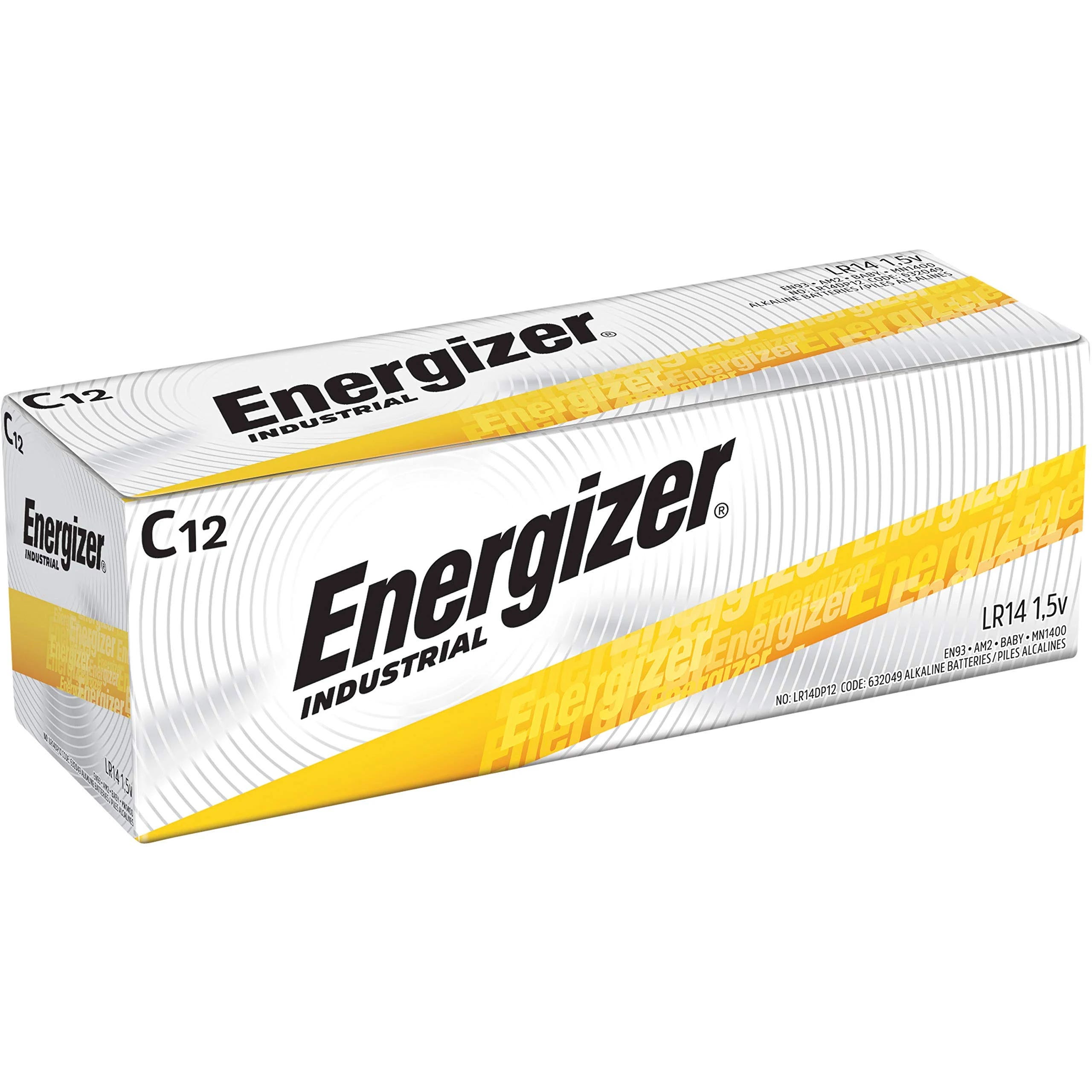 Energizer Industrial Alkaline C Batteries: Long-lasting, Leak-free, and Eco-friendly Solution for Industrial Devices | Image