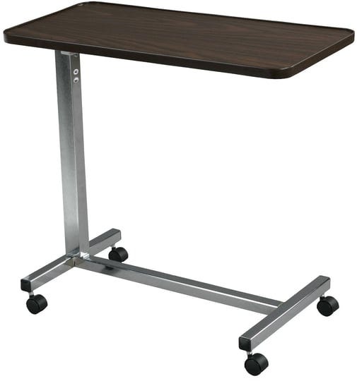 drive-medical-non-tilt-top-overbed-table-brown-1