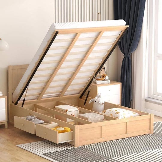 brown-wooden-frame-full-size-platform-bed-with-drawers-and-under-bed-storage-1