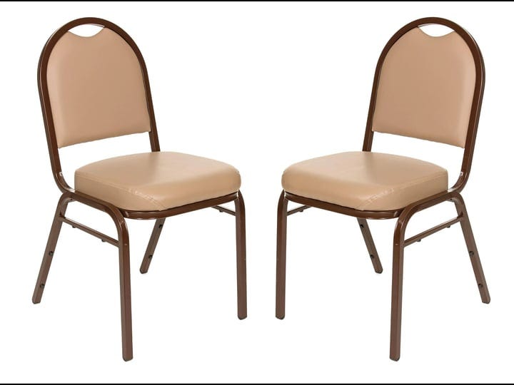 hampden-furnishings-2-piece-celia-french-beige-reception-chair-in-brown-tan-hmd9200mc-fb-2-1