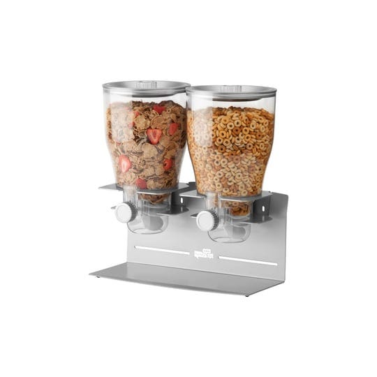 honey-can-do-chrome-double-commercial-cereal-dispenser-1