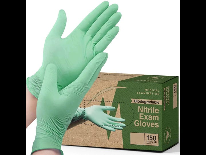 fifthpulse-150-count-biodegradable-disposable-nitrile-gloves-green-powder-and-latex-free-3-mil-medic-1