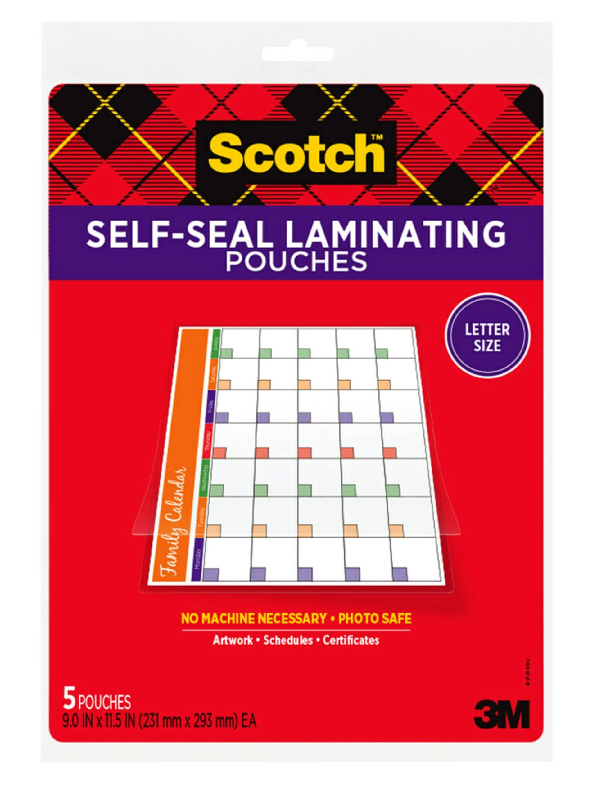 Scotch Self-Sealing Lamination Pouches No Machine Needed | Image