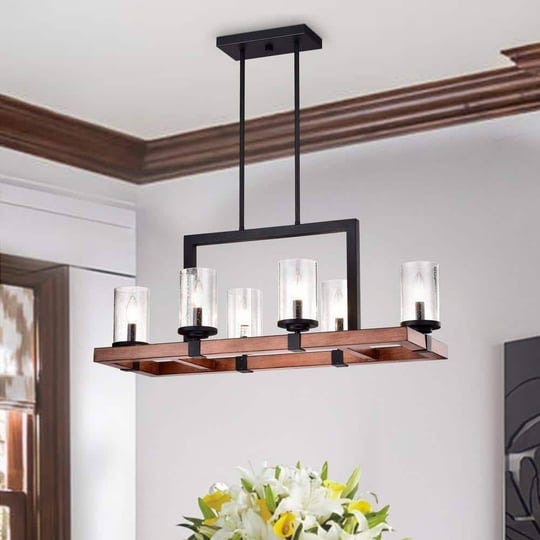 edvivi-lighting-black-and-wood-6-light-rectangular-linear-kitchen-island-lighting-1