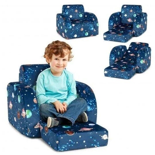 3-in-1-convertible-kid-sofa-bed-flip-out-chair-lounger-for-toddler-blue-color-1