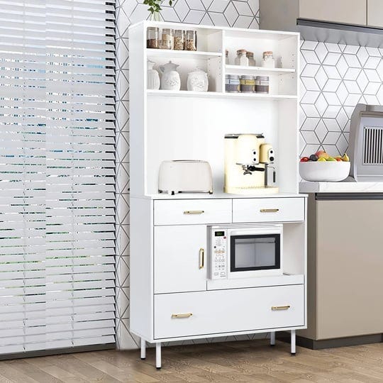 smool-kitchen-pantry-storage-cabinet-71-freestanding-kitchen-storage-cabinets-with-3-drawers-white-s-1