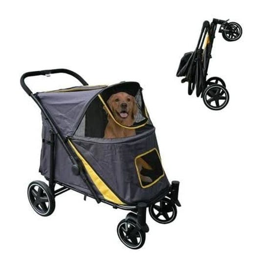 foldable-pet-stroller-travel-carrier-for-medium-large-dogs-heavy-duty-dog-wagon-with-storage-pocket--1