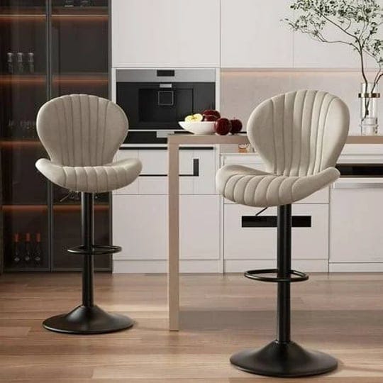 hawsaiy-modern-swivel-bar-stools-with-high-backrest-set-of-2-beige-1