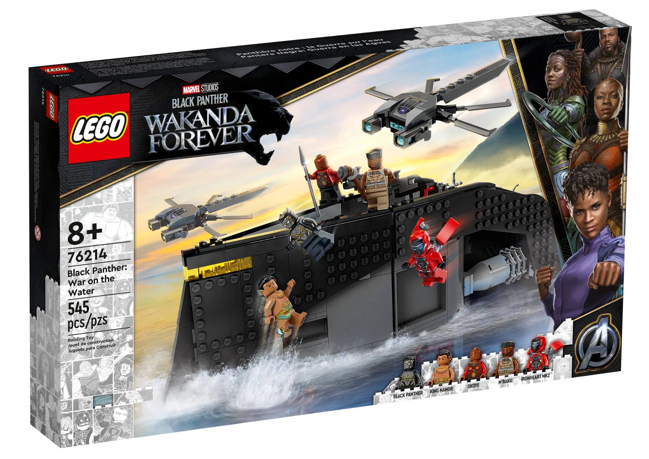 Marvel Black Panther: Wakanda Forever - War on The Water Lego Set | Image