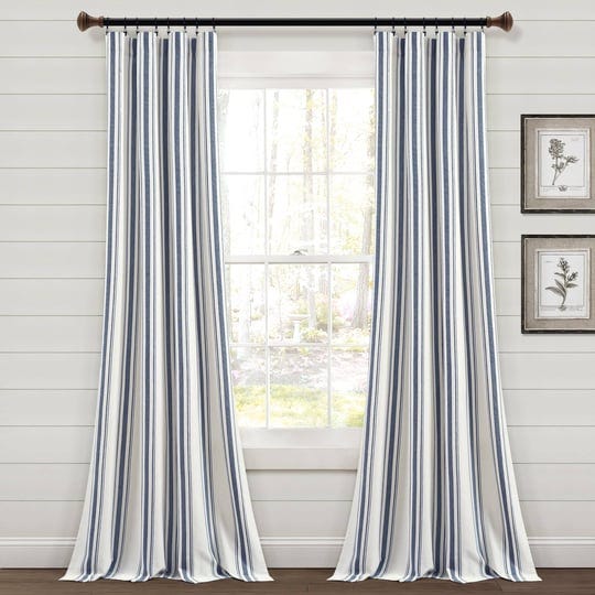 lush-decor-farmhouse-stripe-yarn-dyed-cotton-window-curtain-panel-pair-84-x-42-navy-1