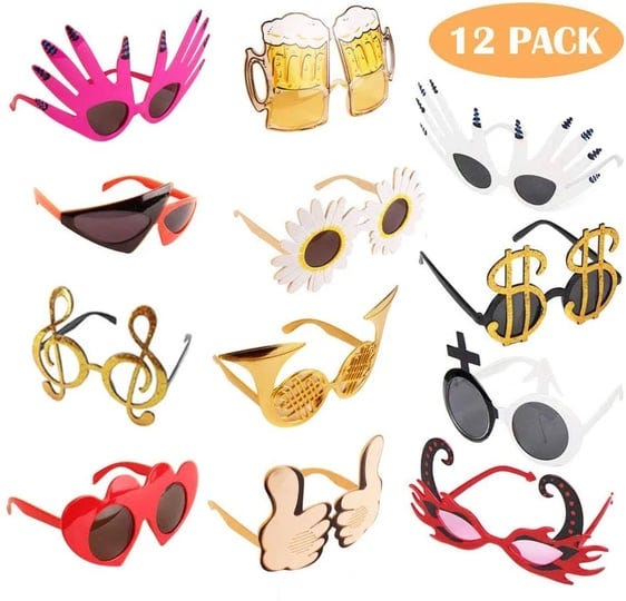 td-ives-funny-glasses-party-sunglasses-costume-sunglasses12-pack-cool-shaped-funny-party-hats-1