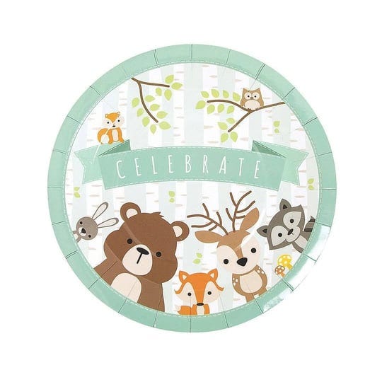 8-pc-9-woodland-animal-party-celebrate-paper-dinner-plates-1