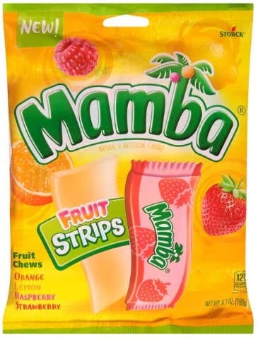 Mamba Fruit Chews and Magic Sticks (4-Pack) with Make Your Day Clip | Image