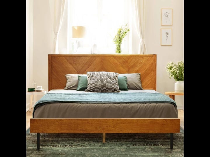 acacia-alander-queen-bed-frame-and-headboard-solid-wood-platform-bed-king-bed-frame-scandinavian-sig-1